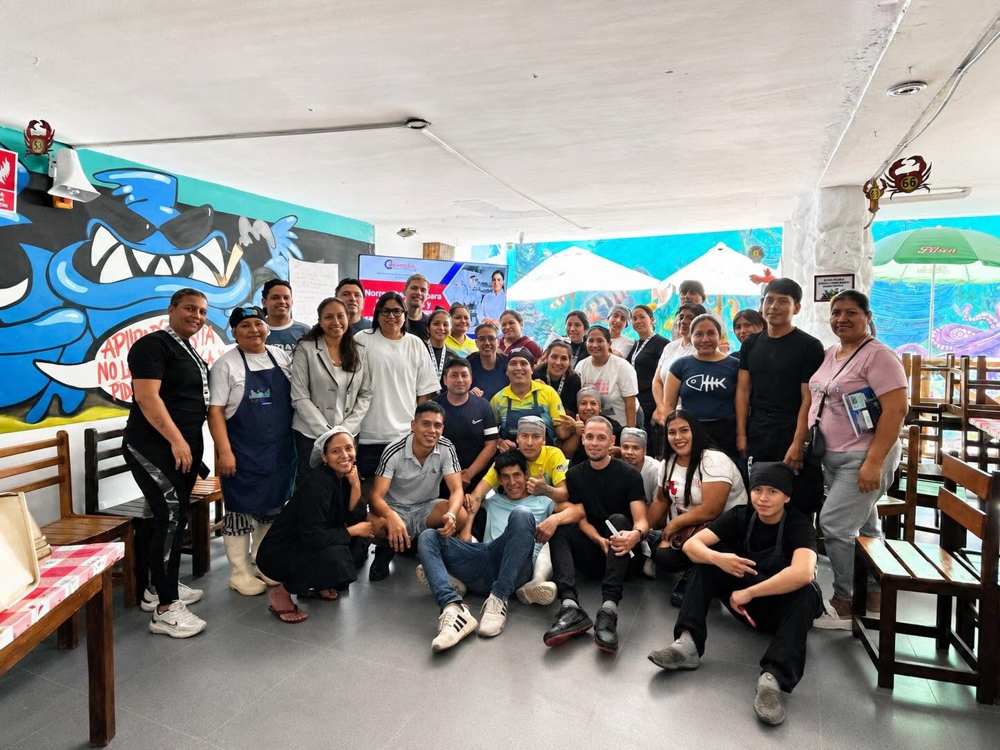 Capacitación sobre normas sanitarias de alimentos en restaurantes, Cevichería Dsumare Trujillo